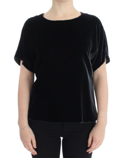 Dolce & Gabbana - Enchanting Velvet Short Sleeve Top