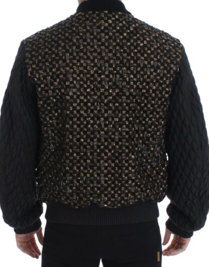 Dolce & Gabbana - Elegant Black Sequined Designer Jacket