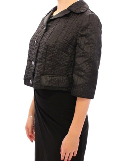 Dolce & Gabbana - Elegant Black Bolero Shrug Jacket