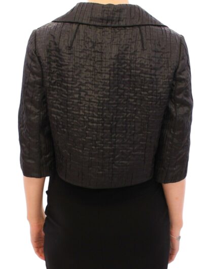 Dolce & Gabbana - Elegant Black Bolero Shrug Jacket