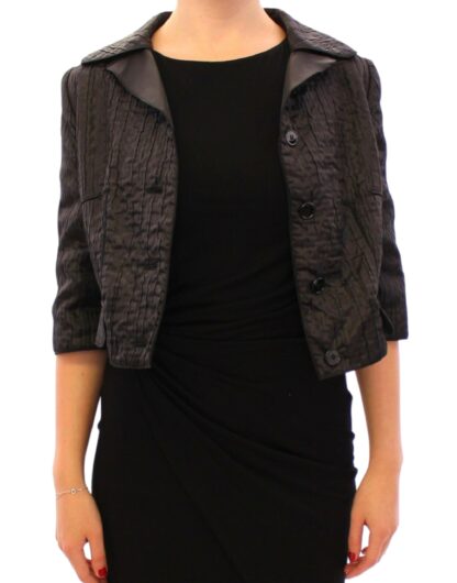 Dolce & Gabbana - Elegant Black Bolero Shrug Jacket