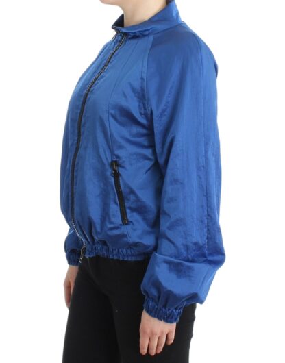 GF Ferre - Chic Blue Bomber Jacket for Elegant Outings