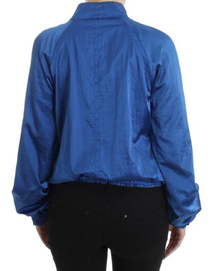 GF Ferre - Chic Blue Bomber Jacket for Elegant Outings