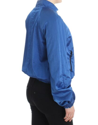 GF Ferre - Chic Blue Bomber Jacket for Elegant Outings