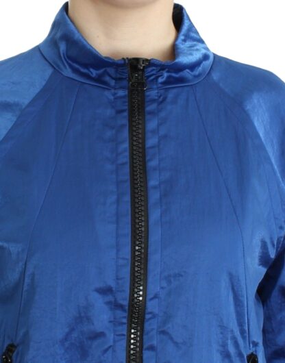 GF Ferre - Chic Blue Bomber Jacket for Elegant Outings