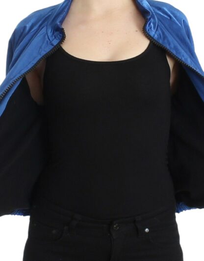 GF Ferre - Chic Blue Bomber Jacket for Elegant Outings