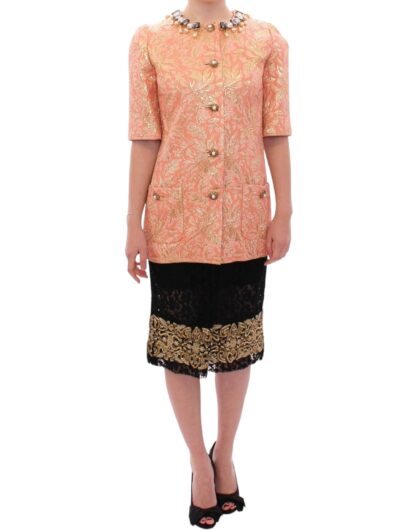 Dolce & Gabbana - Exclusive Crystal Brocade Coat Jacket