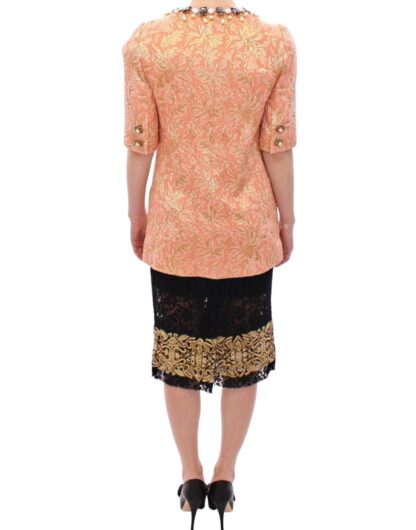 Dolce & Gabbana - Exclusive Crystal Brocade Coat Jacket