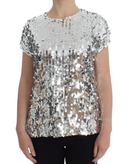 Dolce & Gabbana - Enchanted Sicily Sequined Evening Blouse