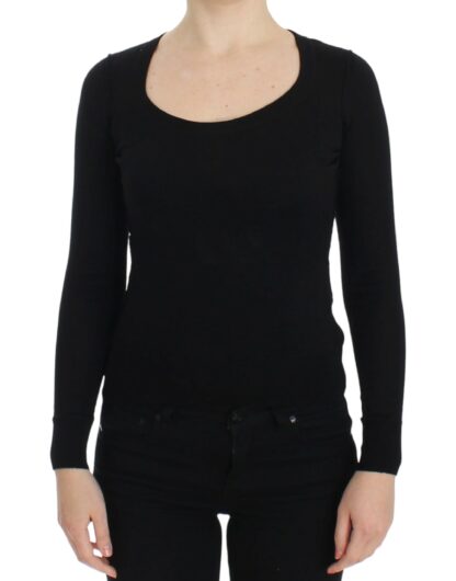 Dolce & Gabbana - Elegant Black Wool Crewneck Sweater