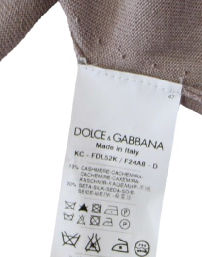 Dolce & Gabbana - Elegant Cashmere-Silk Blend Light Knit Shrug