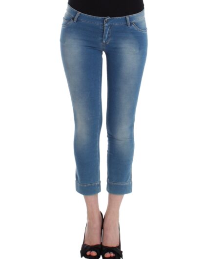 Ermanno Scervino - Chic Blue Capri Jeans for Elegant Summers