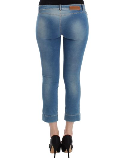 Ermanno Scervino - Chic Blue Capri Jeans for Elegant Summers