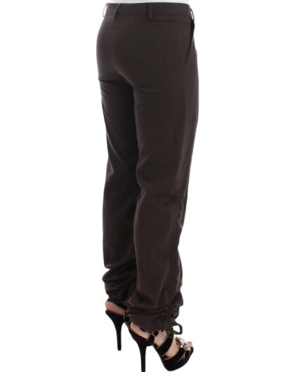 Ermanno Scervino - Chic Brown Cotton Dress Pants