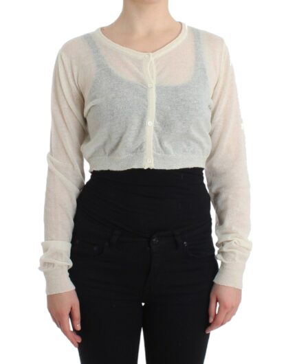 Ermanno Scervino - Chic Cropped Alpaca Blend Sweater