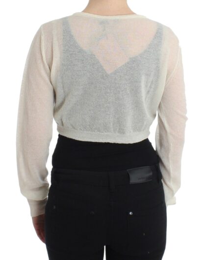 Ermanno Scervino - Chic Cropped Alpaca Blend Sweater