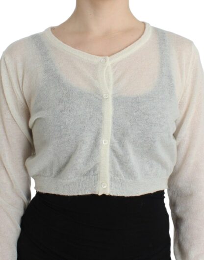 Ermanno Scervino - Chic Cropped Alpaca Blend Sweater