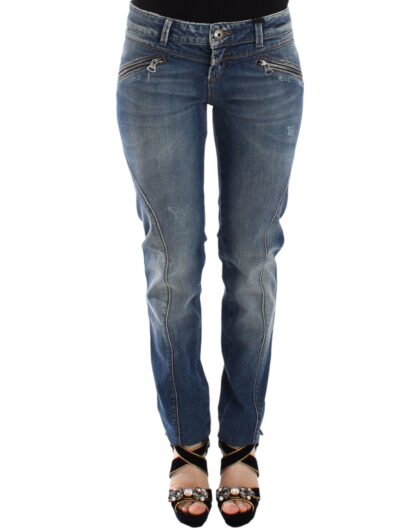 Ermanno Scervino - Chic Slim-Fit Blue Denim Jeans