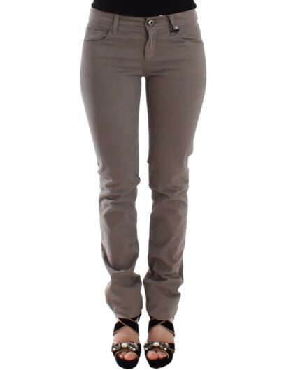 Ermanno Scervino - Chic Taupe Skinny Jeans for Elevated Style