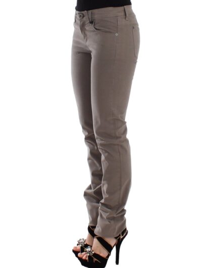 Ermanno Scervino - Chic Taupe Skinny Jeans for Elevated Style