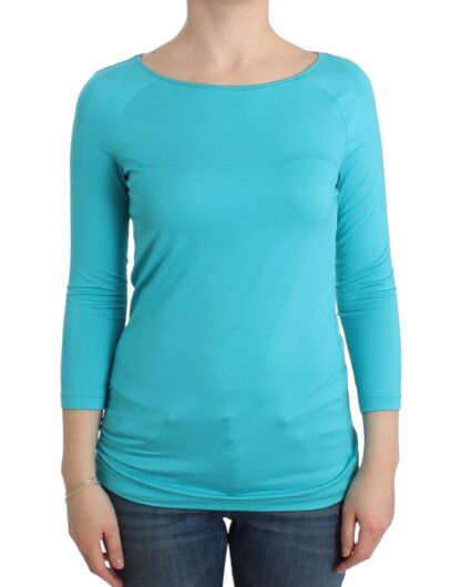 Ermanno Scervino - Elegant Blue Modal Blend Top