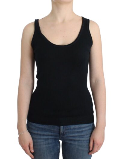 Ermanno Scervino - Elegant Black Cashmere Knit Top