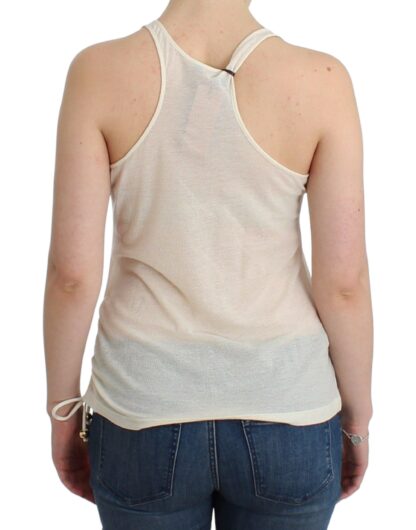 Ermanno Scervino - Sophisticated White Cotton Tank Top