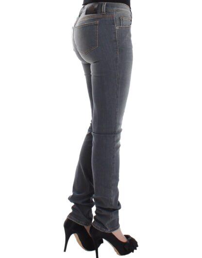 Ermanno Scervino - Chic Gray Slim-Fit Skinny Jeans