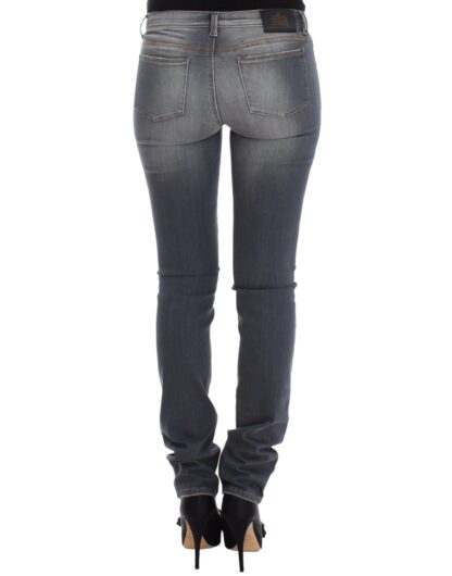 Ermanno Scervino - Chic Gray Slim-Fit Skinny Jeans