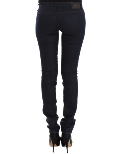 Ermanno Scervino - Chic Dark Blue Slim Jeans for Elegant Style