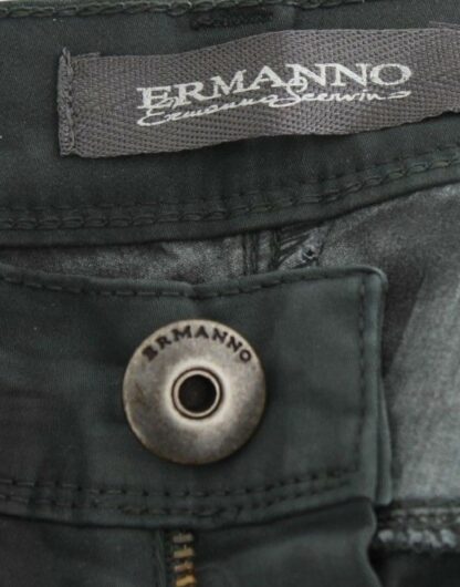 Ermanno Scervino - Elegant Dark Green Slim Fit Jeans