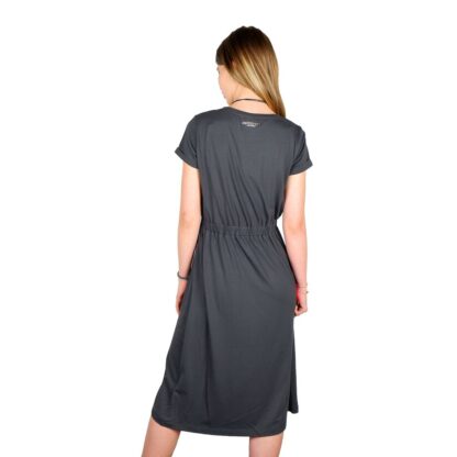 Imperfect - Elegant Stretch Dress with Front Print