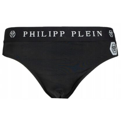 Philipp Plein - Sleek Nylon Swim Briefs with Iconic Logo Detail