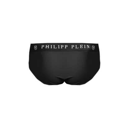 Philipp Plein - Sleek Nylon Swim Briefs with Iconic Logo Detail