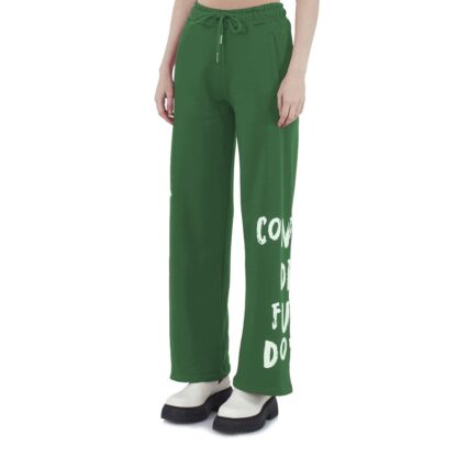 Comme Des Fuckdown - Chic Cotton Track Pants with Dual Logo Detailing