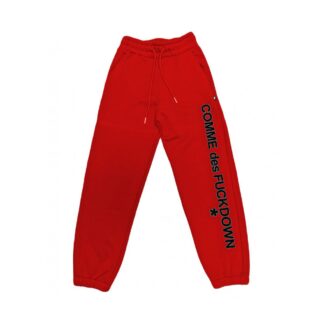 Comme Des Fuckdown - Chic Contrasting Logo Palazzo Pants