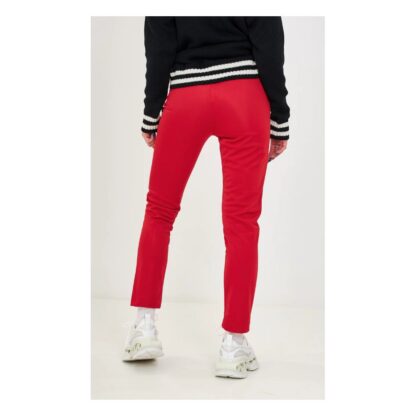 Comme Des Fuckdown - Chic Pink Stretch Trousers with Logo Patch