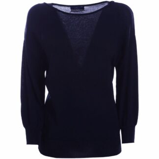 Yes Zee - Chic Navy Half-Sleeve Sweater