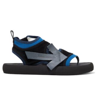 Off-White - Fuchsia Neoprene Suede Sandals