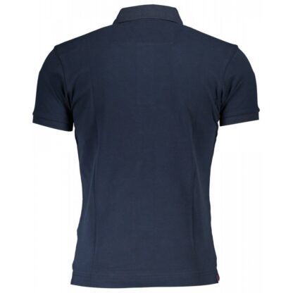 La Martina - Blue Cotton Men Polo Shirt