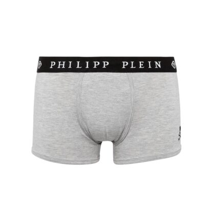 Philipp Plein - Gray Cotton Men Boxer Pack