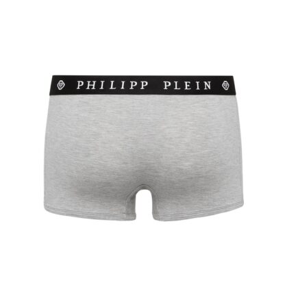 Philipp Plein - Gray Cotton Men Boxer Pack