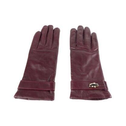 Cavalli Class - Red Lambskin Women Glove