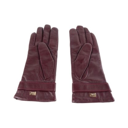 Cavalli Class - Red Lambskin Women Glove