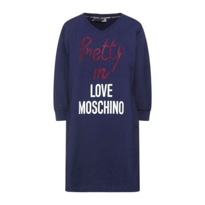 Love Moschino - Blue Cotton Women Dress