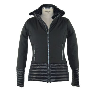 Maison Espin - Chic Black Down Jacket Outerwear Piece