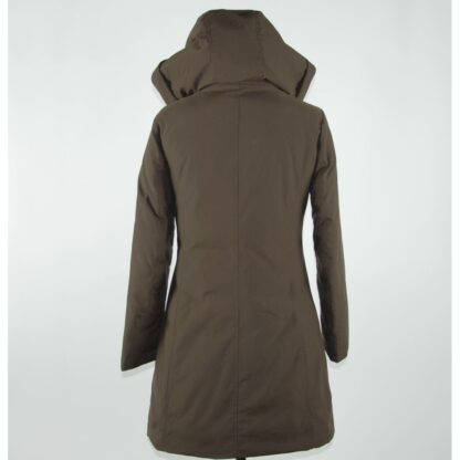 Emilio Romanelli - Elegant Brown Polygon Jacket with Hood