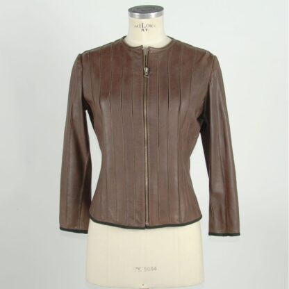 Emilio Romanelli - Sleek Slim-Fit Leather Jacket