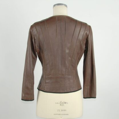 Emilio Romanelli - Sleek Slim-Fit Leather Jacket