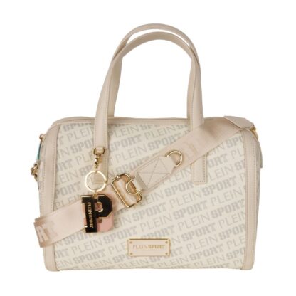 Plein Sport - Chic White Eco-Leather Crossbody Bag